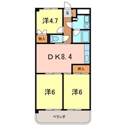 サンルートＮＯＮ・ＮＯの物件間取画像